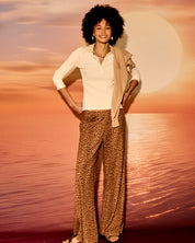 The Upside Javan Juliet Pant - Leopard
