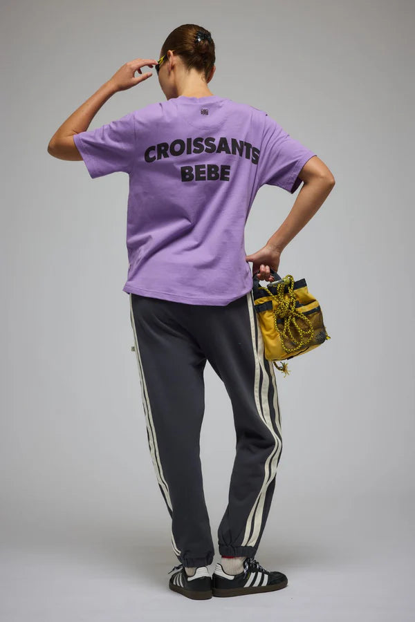 Araminta James - Croissants Bebe Tee Washed Violet