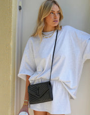 The Mason Tee / Grey Marle LUNA LANE