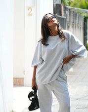 The Mason Tee / Grey Marle LUNA LANE