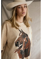 FAR MER. By Whitney -Arabian Tee - Latte