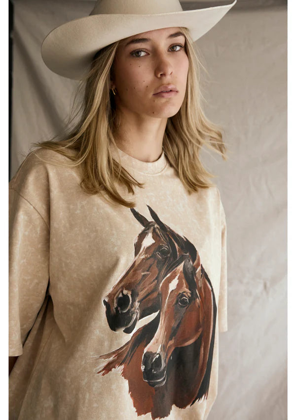 FAR MER. By Whitney -Arabian Tee - Latte