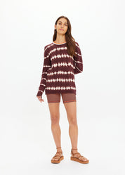 The Upside | AMANA LONG SLEEVE KNIT TIE DYE
