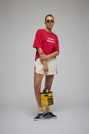 Araminta James Pacific Majorca Oversized TEE washed cherry pie