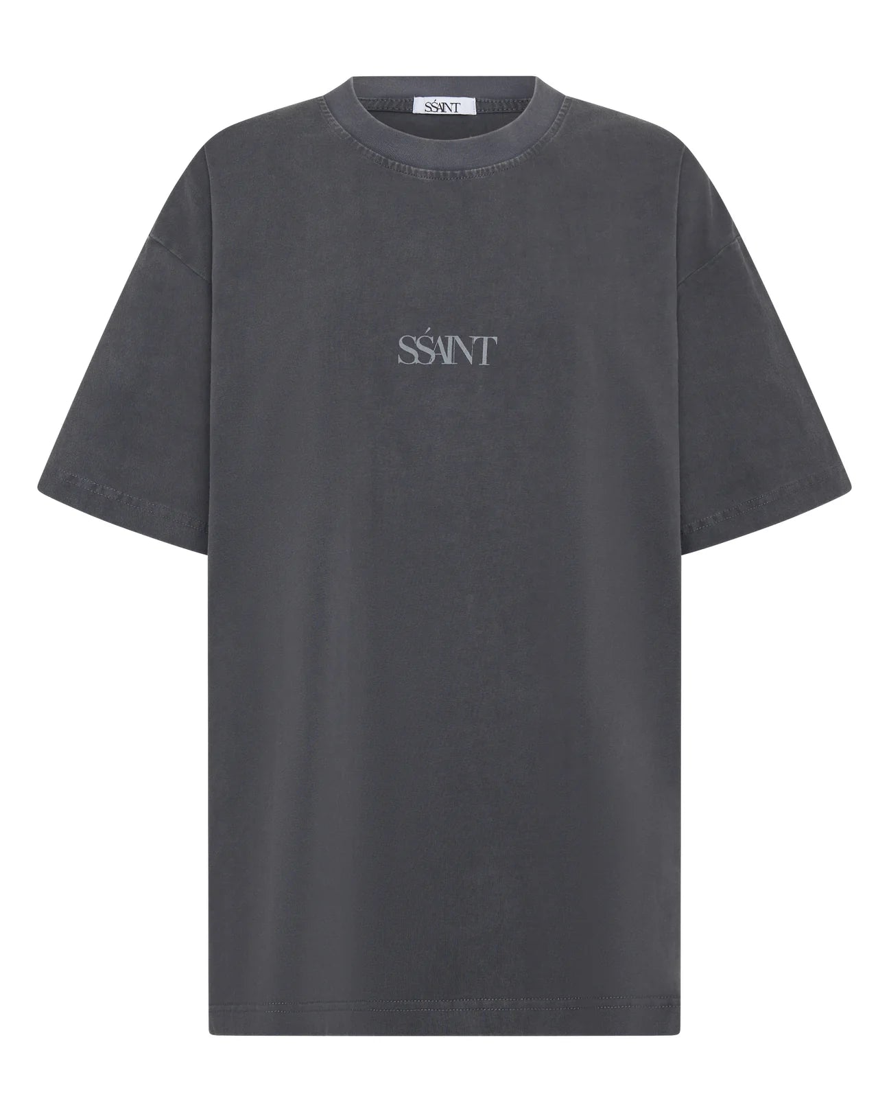 NO VACANCY TEE - ACID WASH CHARCOAL