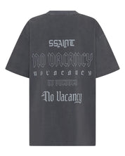 NO VACANCY TEE - ACID WASH CHARCOAL