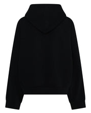 ŚSAINT Kids Logo Hoodie in black back view