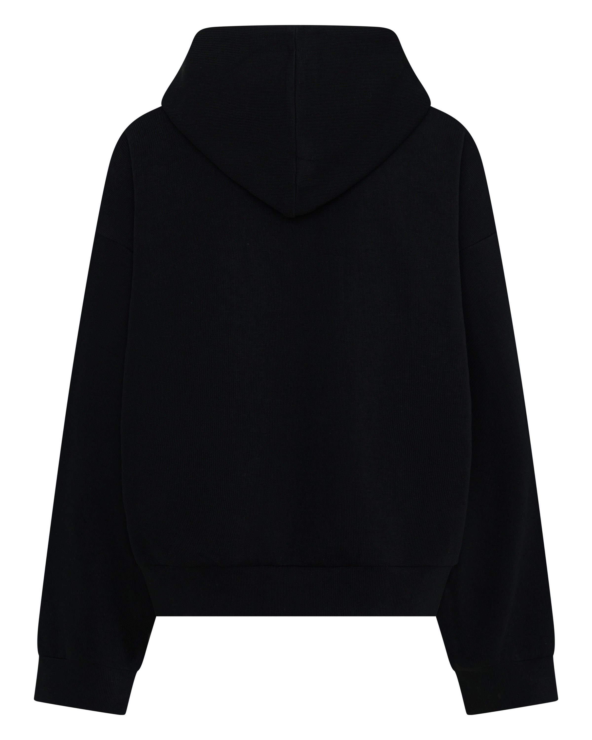ŚSAINT Kids Logo Hoodie in black back view