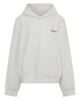 SSAINT Kids Logo Hoodie — Grey/Red