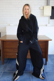 SSAINT Barrel Trackpant — Black/Butter