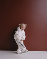 SSAINT Kids Logo Hoodie — Butter/Navy