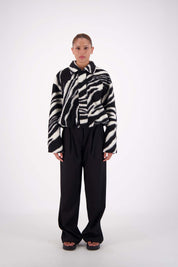 Bailey Bomber Jacket – Zebra | Jasmine Alexa
