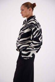 Bailey Bomber Jacket – Zebra | Jasmine Alexa
