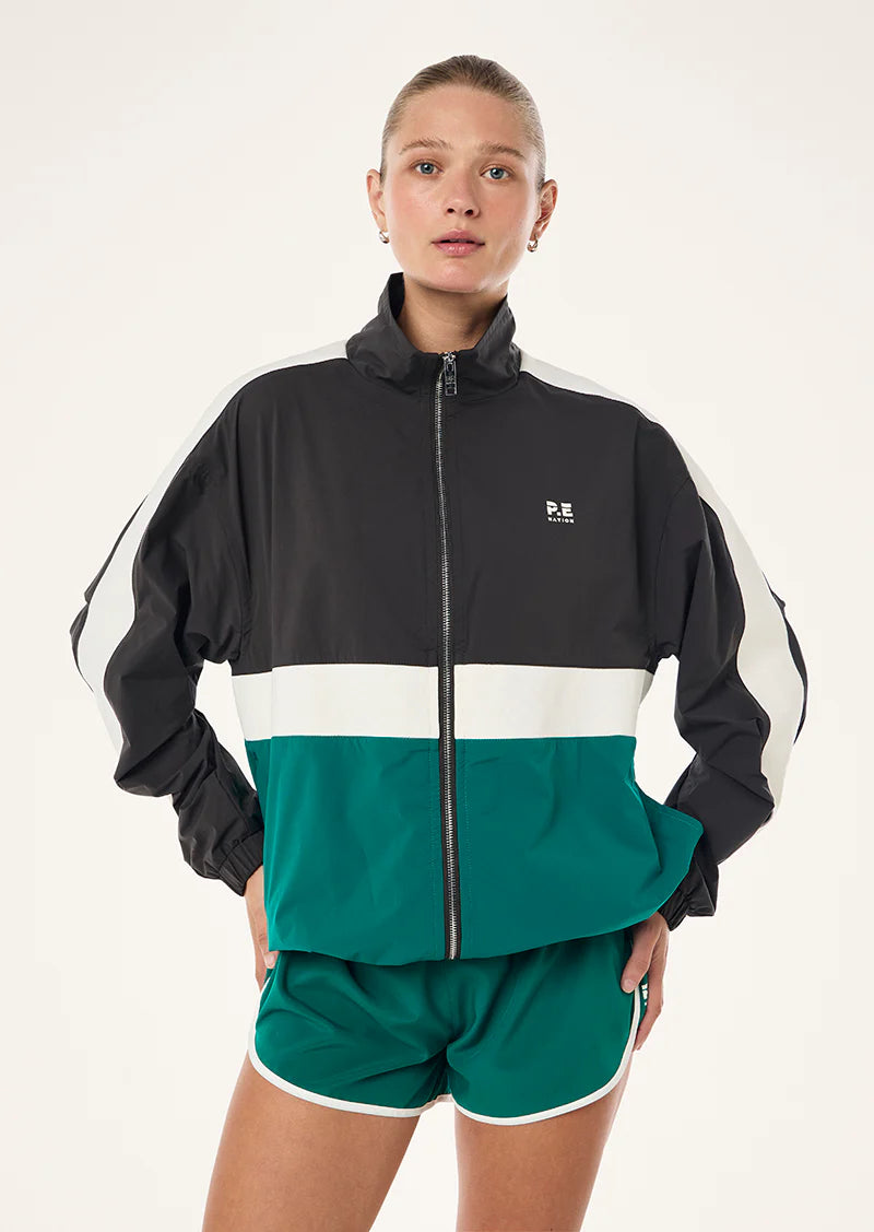 P.E Nation | Century jacket in college green