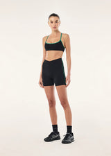 P.E Nation Clarity 5" Bike Short in Black & Amazon