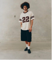 SSAINT 22 MOTION TEE - CREAM & ESPRESSO **PRE ORDER **
