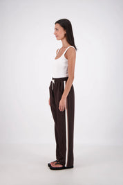 Jasmine Alexa -Cassis Trouser Dark Brown
