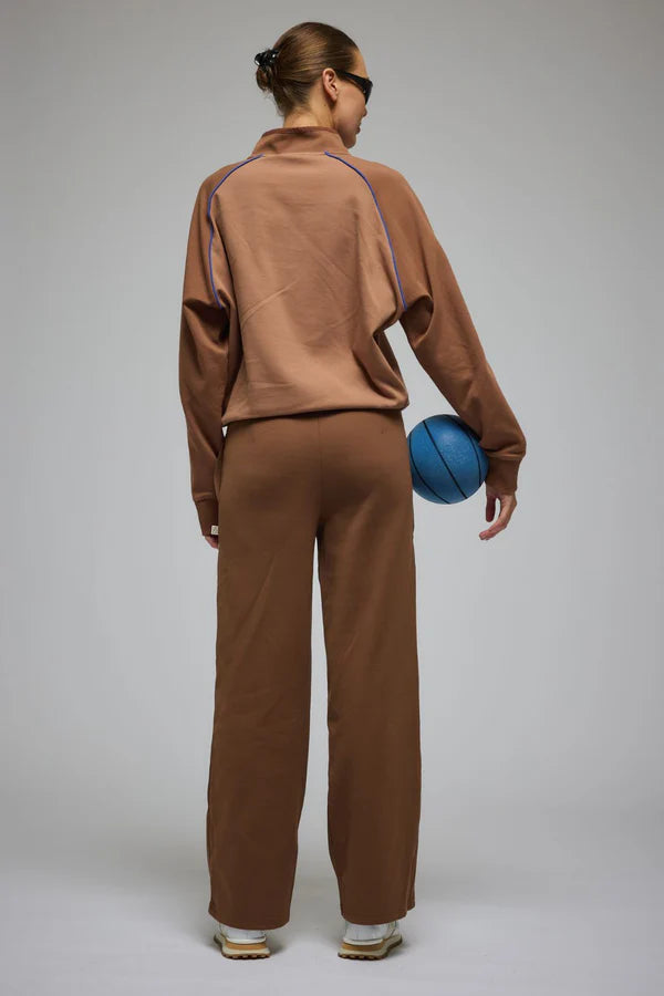 Araminta James Compa Knit Sweater Toasted Pecan
