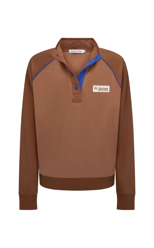Araminta James Compa Knit Sweater Toasted Pecan