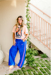 Daring Blue Terry Pants