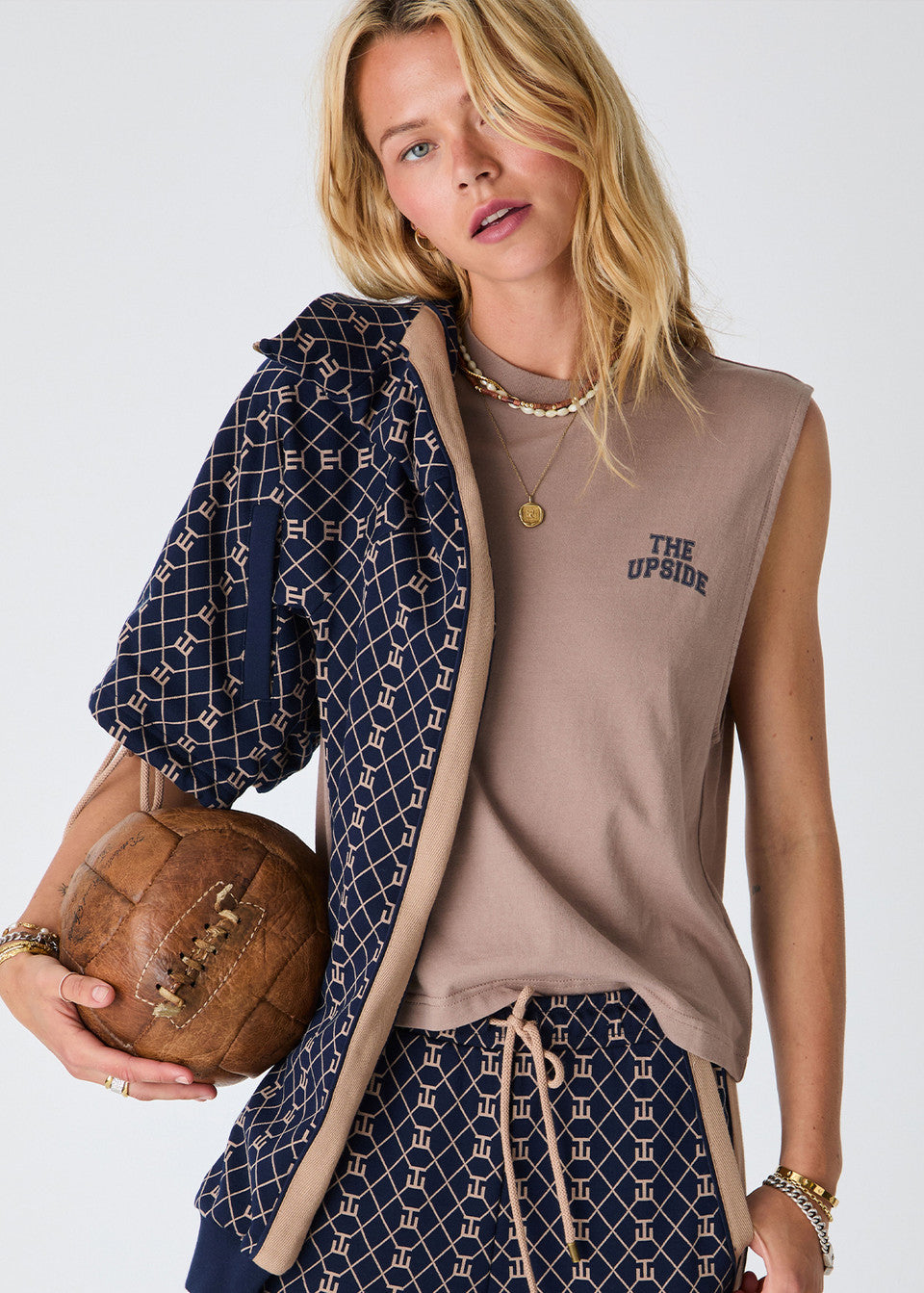 The Upside  DAWSON TANK mocha