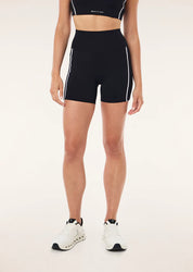 PE Nation Dynamic 5" Bike Short Black high rise Active Lite training short