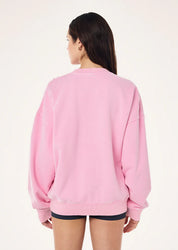 Back view of PE Nation Elysian Sweat with vintage wash finish