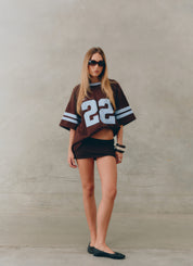 SSAINT 22 MOTION TEE - POWDER BLUE & ESPRESSO * PRE ORDER**