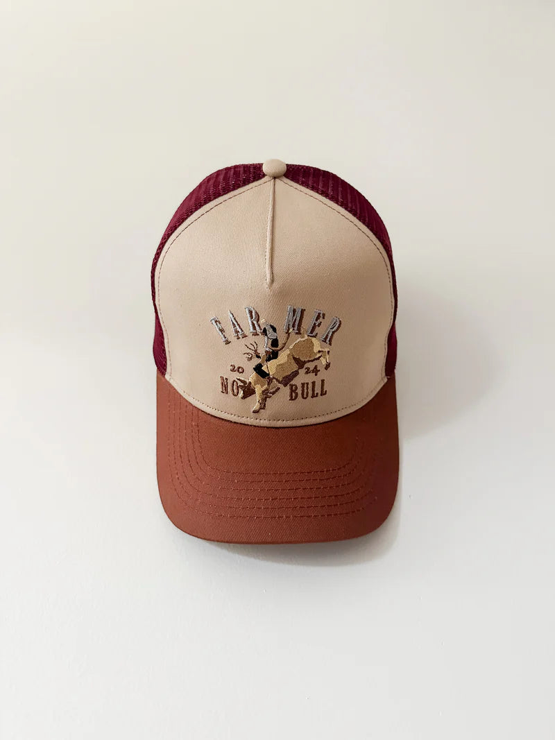 No Bull Trucker Cap- Whitney Spicer Art