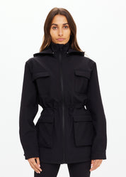 model wearing Freddie Fleece Lined Anorak Black | The Upside | Wild West Sisters