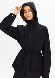 The Upside Freddie Fleece Lined Anorak – Black