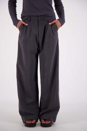 Gigi Trouser – Steel Grey Tailored Pant | Jasmine Alexa