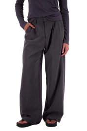 Gigi Trouser Steel Grey front view