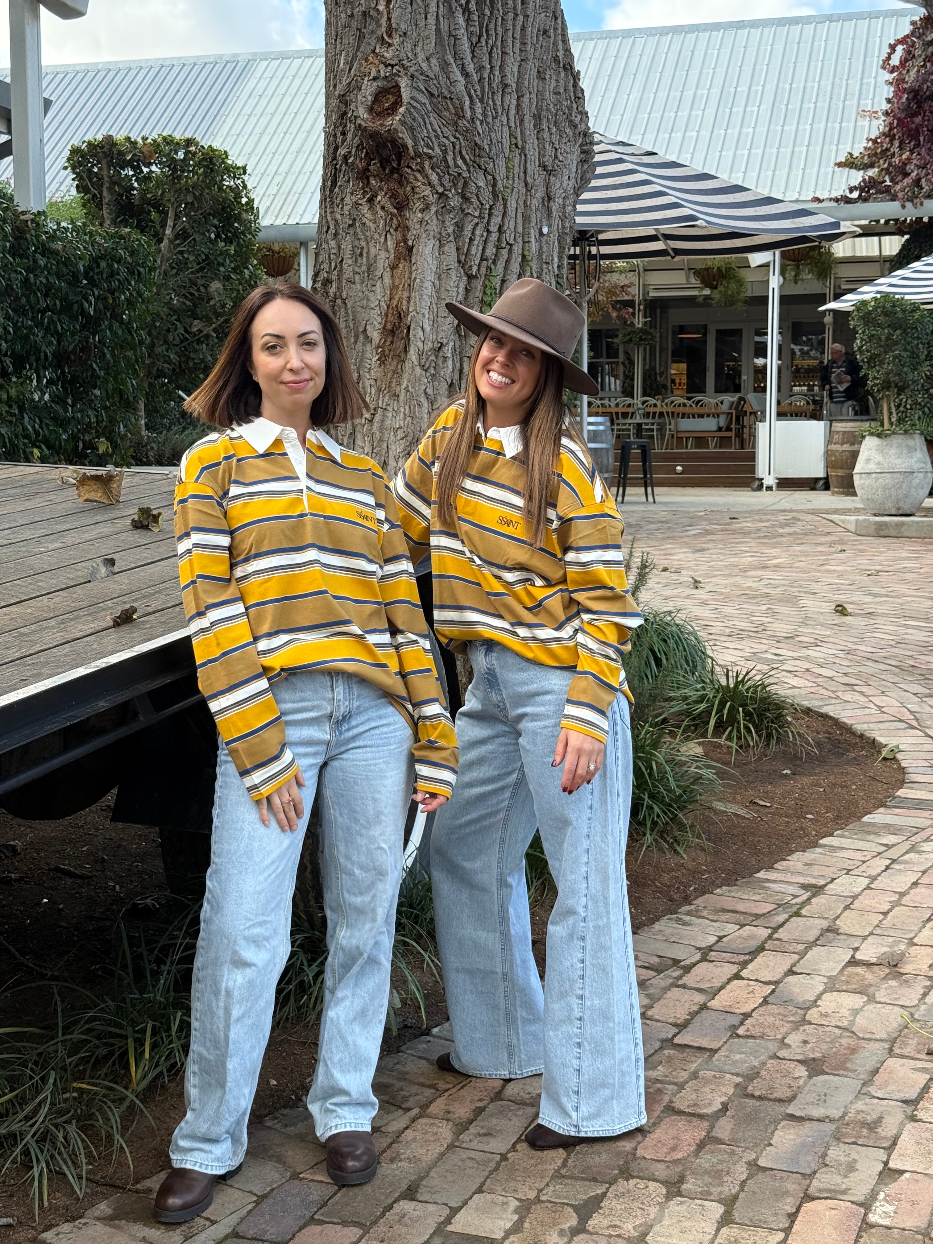 SŚAINT Cruz Rugby Polo – Mustard