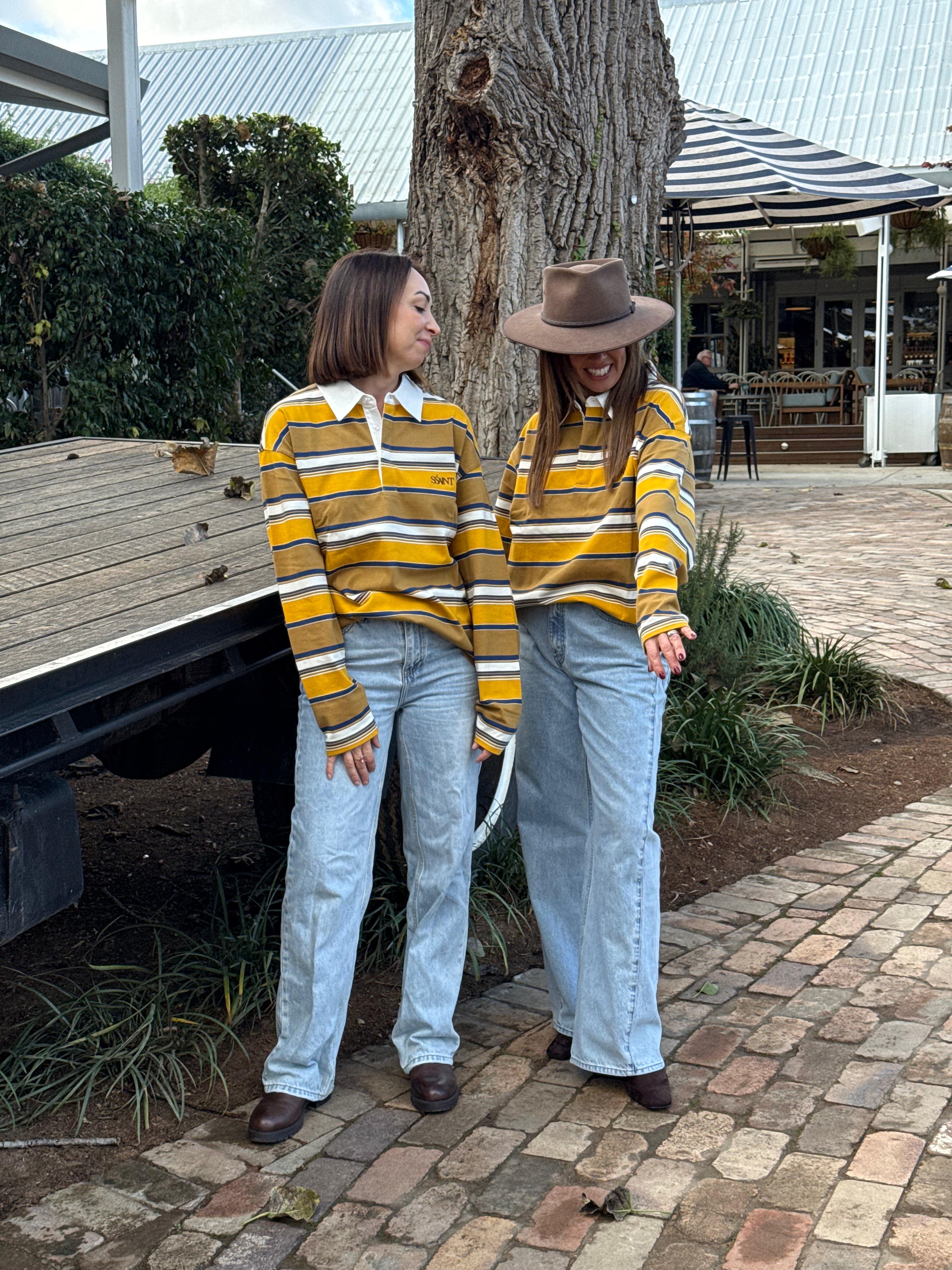 SŚAINT Cruz Rugby Polo – Mustard