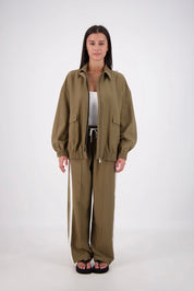 Jasmine Alexa Ischia Bomber Jacket - Olive