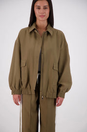 Jasmine Alexa Ischia Bomber Jacket - Olive