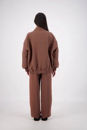 Jasmine Alexa Ischia Bomber Jacket - Mocha