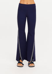 The Upside Joyela Panelled Flare Pant - Navy