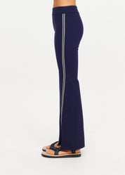 The Upside Joyela Panelled Flare Pant - Navy