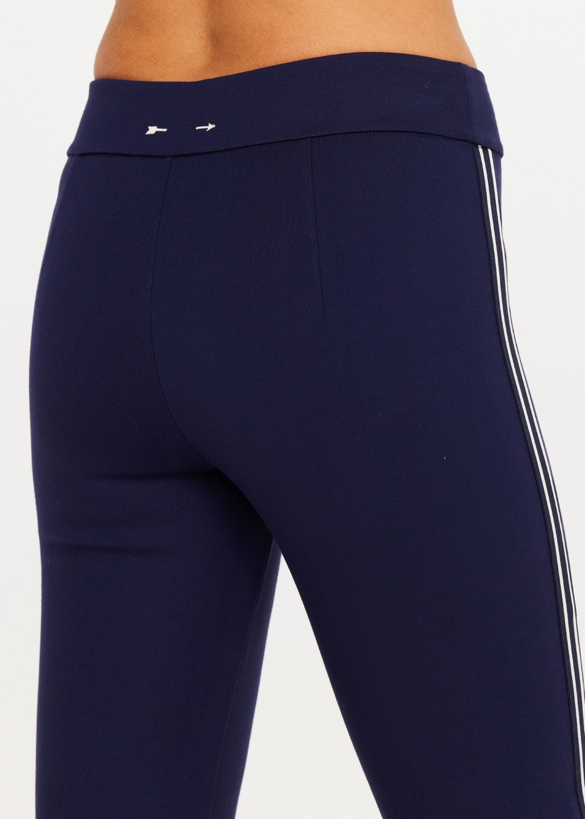 The Upside Joyela Panelled Flare Pant - Navy