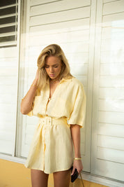 The Blake Dress / Lemon  LUNA LANE