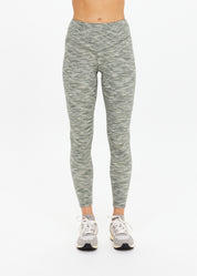 The Upside REVERSIBLE 25IN HIGH MIDI PANT Green Marle