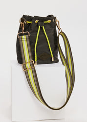 The Upside Oxford Bucket Bag olive womens sporty bucket bag designer accessory Australia
