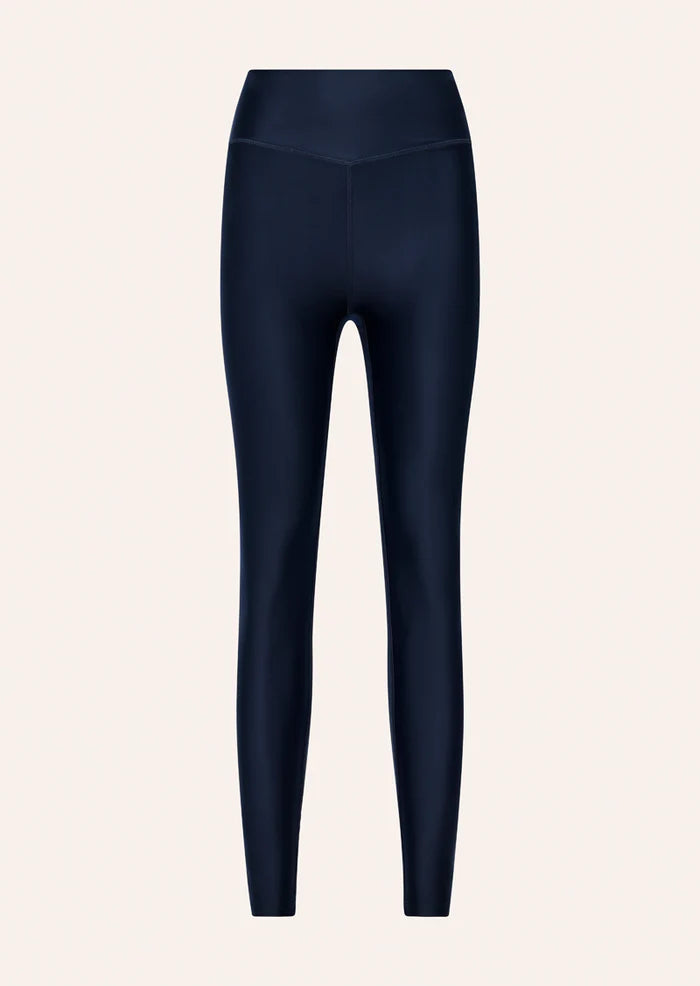 P.E Nation Fairmont Full Length Legging – Dark Navy Shine
