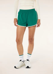 P.E Nation | Preset short in college green & whisper white