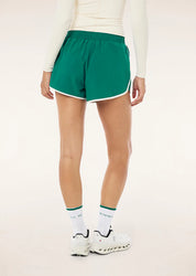 P.E Nation | Preset short in college green & whisper white