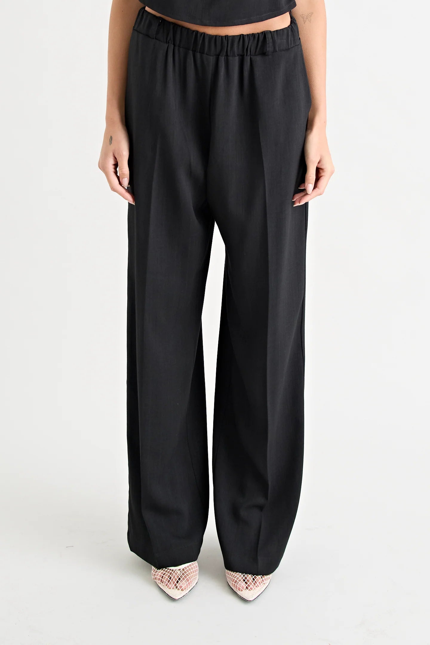 PINO WIDE LEG PANT | BLACK