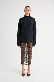 ADAMOS KNIT JUMPER | BLACK Pfeiffer
