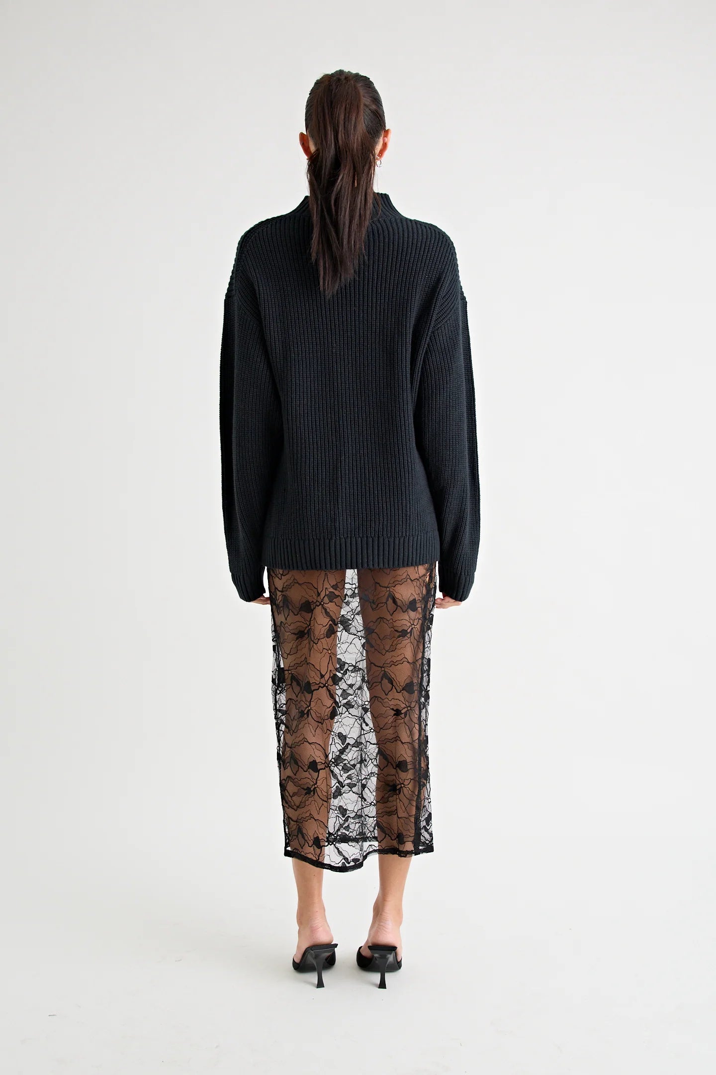 ADAMOS KNIT JUMPER | BLACK Pfeiffer